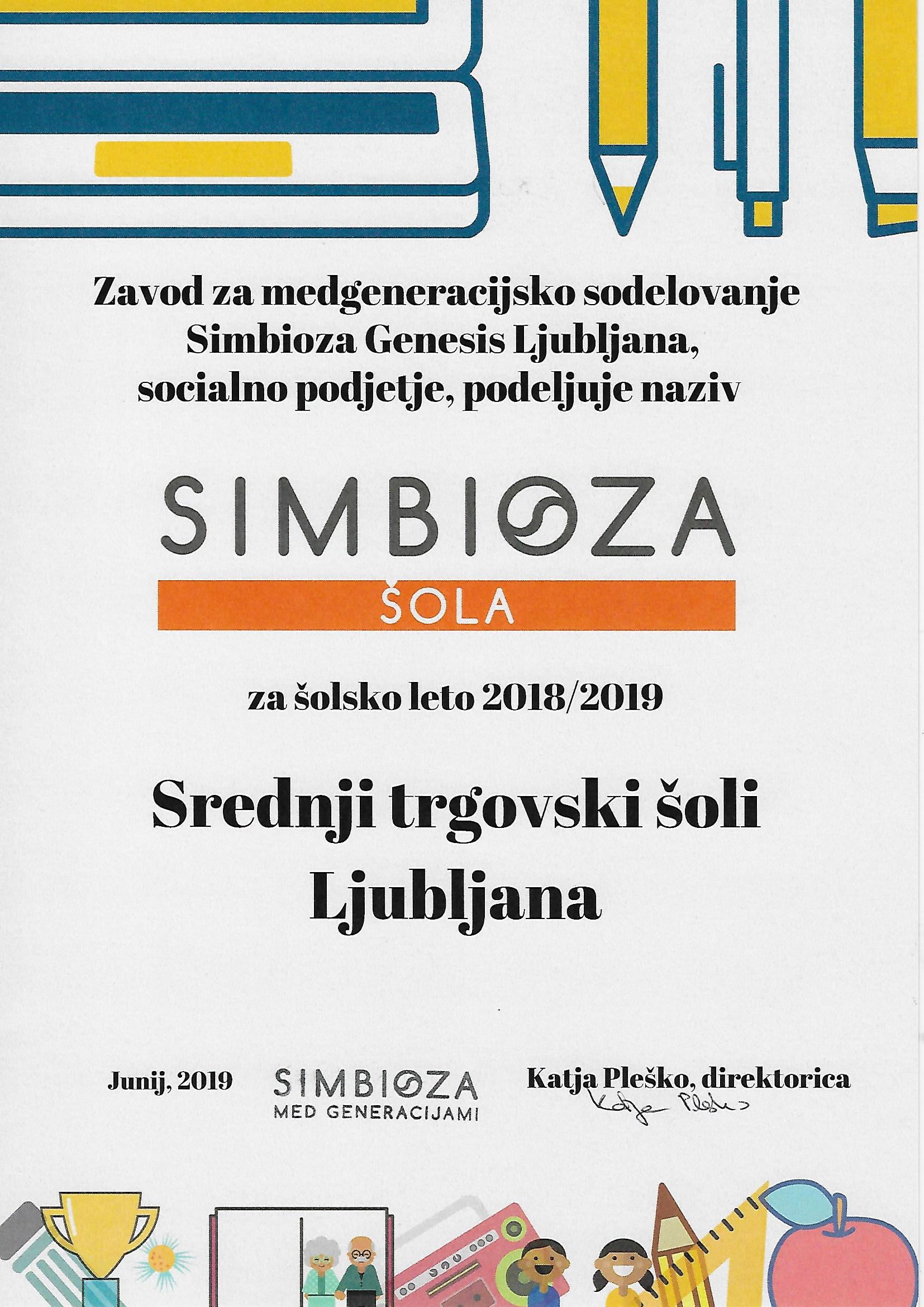Simbioza 2018/19
